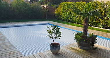 Lames Grid 7004 PVC volet piscine immergé